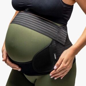 BABYGO 4 in 1 Pregnancy Support Belt Maternity & Postpartum Band Black Size M